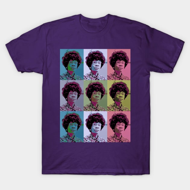 Shirley Chisholm for President - Pastels T-Shirt by Tainted